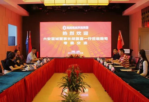 强强对话，共绘蓝图 六安蓝城胡国喜董事长一行莅临宏盛建业考察交流